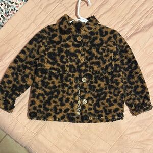 Leopard Print Kids Jacket